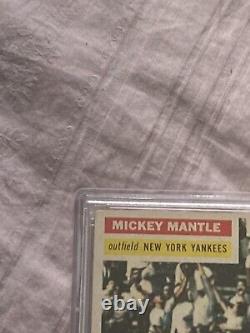 1956 Topps rare clean Mickey Mantle baseball card PSA 2