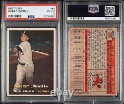1957 TOPPS MICKEY MANTLE #95 PSA 4 Centered