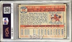 1957 Topps #95 Mickey Mantle Hof Ny Yankees Psa 6 Ex-mt