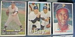 1957 Topps Baseball Complete Set Clean Mantle Tons Of Stars Overall Vg+