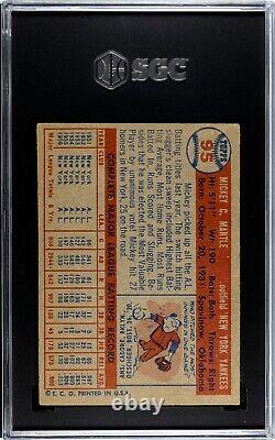 1957 Topps MICKEY MANTLE #95 SGC 2.5 GD+ HOF New York Yankees