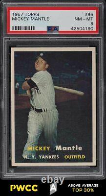 1957 Topps Mickey Mantle #95 PSA 8 NM-MT