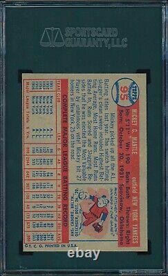 1957 Topps Mickey Mantle #95 Sgc 86 7.5 Nm+ Yankees Hof