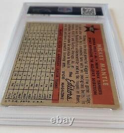 1958 Mickey Mantle All-Star #487 (Topps) PSA Graded 4.5 Very Good- Excellent +