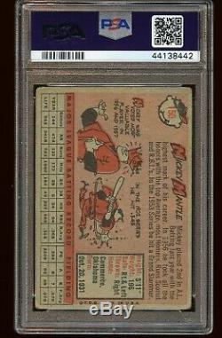 1958 Mickey Mantle Topps #150 PSA 2 The Mick New York Yankees baseball Card