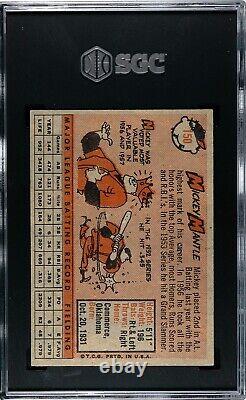 1958 Topps 150 Mickey Mantle SGC Authentic
