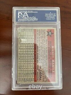 1958 Topps #487 Mickey Mantle All Star PSA 5
