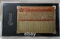 1958 Topps #487 Mickey Mantle All-Star SGC 1.5 Fair