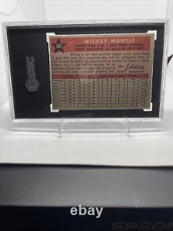 1958 Topps #487 Mickey Mantle New York Yankees All-Star HOF SGC 4 VG-EX