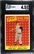 1958 Topps 487 Mickey Mantle Sgc 4.5 All Star Hof New York Yankees Baseball Card
