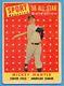 1958 Topps #487 Mickey Mantle Vg-vgex Marked All-star New York Yankees Hof