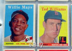 1958 Topps Baseball Complete Set (1-495) Mantle Mays Aaron Williams