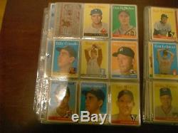 1958 Topps Baseball Near Complete Set 494/495 Mantle Mays Aaron Robinson Spawn