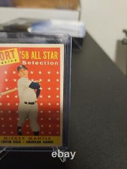 1958 Topps MICKEY MANTLE ALL STAR #487 Yankees