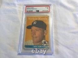 1958 Topps Mickey Mantle #150 PSA 1 PR HOF Newly Graded New York Yankees