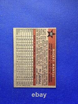 1958 Topps Mickey Mantle AS #487 EX+ (OC) New York Yankees CN36