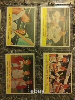 1958 Topps Mickey Mantle Ted Williams Aaron Mays. More ALL PIC INLC VG VGEX TYPE