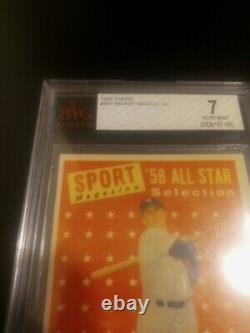 1958 topps mickey mantle all star 7