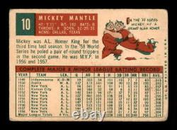 1959 Topps #10 Mickey Mantle F X2849079