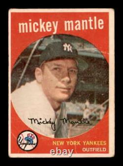 1959 Topps #10 Mickey Mantle G X2849091