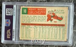 1959 Topps #10 Mickey Mantle Yankees Hof Psa 5 #64381864