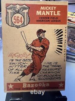 1959 Topps #564 Mickey Mantle As VG-VGEX (crease)