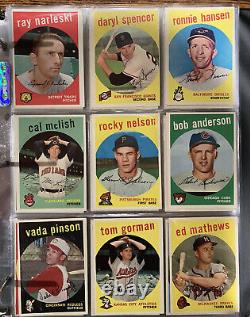 1959 Topps Baseball COMPLETE SET! PSA MANTLE MAYS GIBSON! MOST EX-EX+