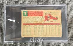 1959 Topps Baseball Card Mickey Mantle #10 SGC Graded poor 1