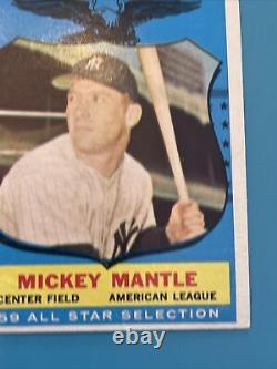 1959 Topps Mickey Mantle #564 All-Star G/VG See PICS