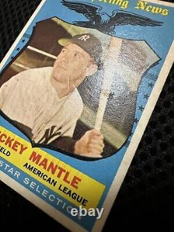 1959 Topps Mickey Mantle #564 All Star (marks)