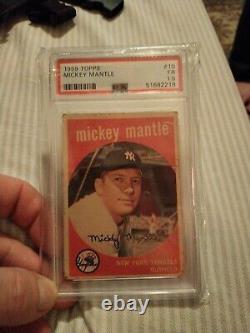 1959 topps mickey mantle 10