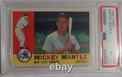 1960 TOPPS #350 MICKEY MANTLE New York Yankees PSA 8 NM-MT SHARP CORNERS