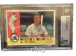 1960 Topps #350 Mickey Mantle BVG 6 HOF