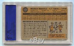 1960 Topps #350 Mickey Mantle Psa 5 Ex B30899896 Yankees