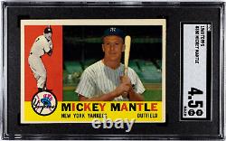 1960 Topps #350 Mickey Mantle SGC 4.5 HOF New York Yankees Baseball Card