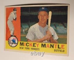 1960 Topps #350 Mickey Mantle Yankees
