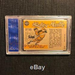1960 Topps #563 Mickey Mantle All-star Psa 8 Nm-mt New York Yankees