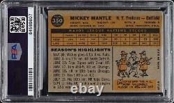 1960 Topps Baseball #350 Mickey Mantle PSA 3 New York Yankees HOF