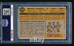 1960 Topps MICKEY MANTLE #350 PSA 6