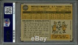 1960 Topps Mickey Mantle #350 Nm Psa 7