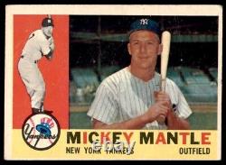 1960 Topps Mickey Mantle New York Yankees #10