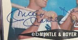 1960 Topps Mickey Mantle Signed Baseball Card