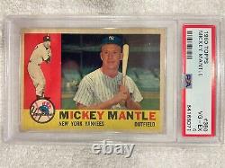 1960 Topps No. 350 Mickey Mantle PSA 4 VG-EX New York Yankees Well Centered HOF