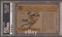 1960 Topps No. 563 Mickey Mantle Psa 8 Near Mint/mint Well Centered