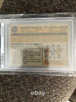 1960 topps Mickey Mantle #350 PSA 3