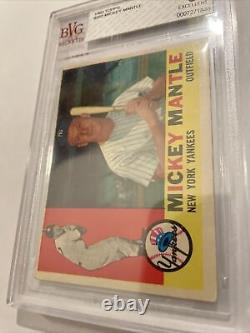1960 topps Mickey Mantle BVG 5