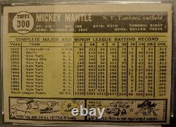 1961 Mickey Mantle Topps #300 PSA 8 (OC) Very Sharp