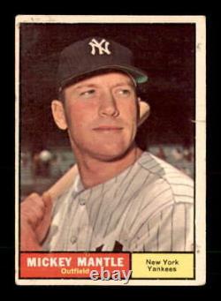 1961 Topps #300 Mickey Mantle G/VG X2490625