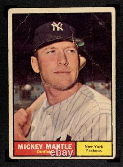 1961 Topps #300 Mickey Mantle New York Yankees HOF SGC 1.5 FR Fair