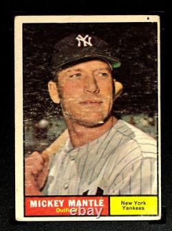 1961 Topps #300 Mickey Mantle New York Yankees HOF SGC 2 Good